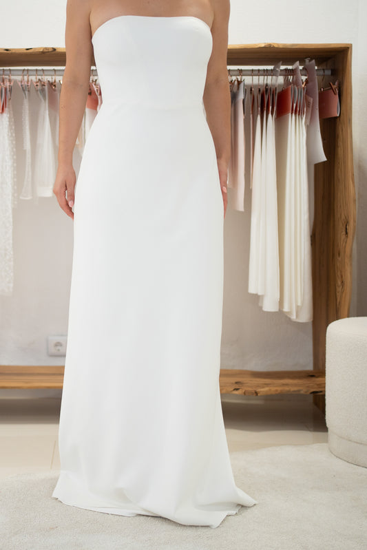 AMENA Fiona bandeau vestido de noiva - vista 3 de 8