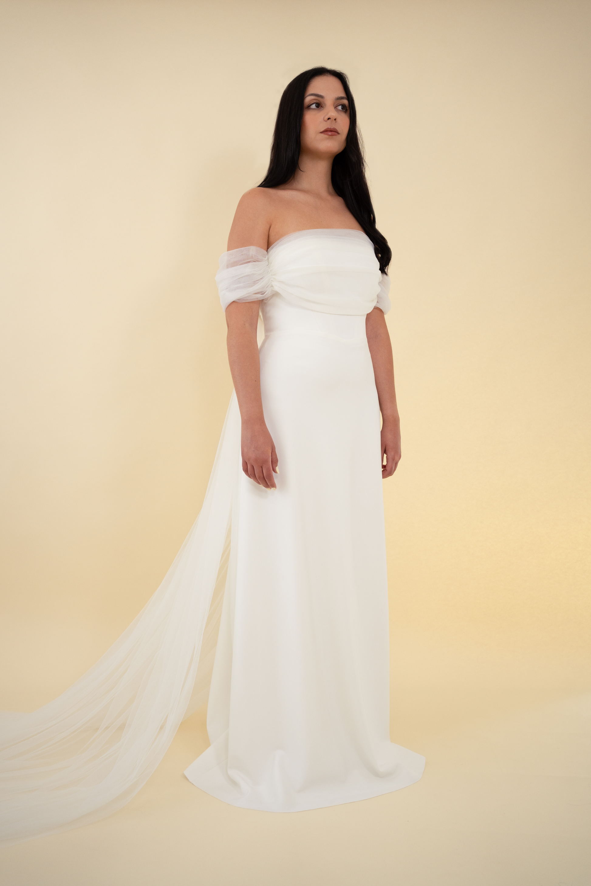 AMENA Elia bridal cape - view 1 of 9