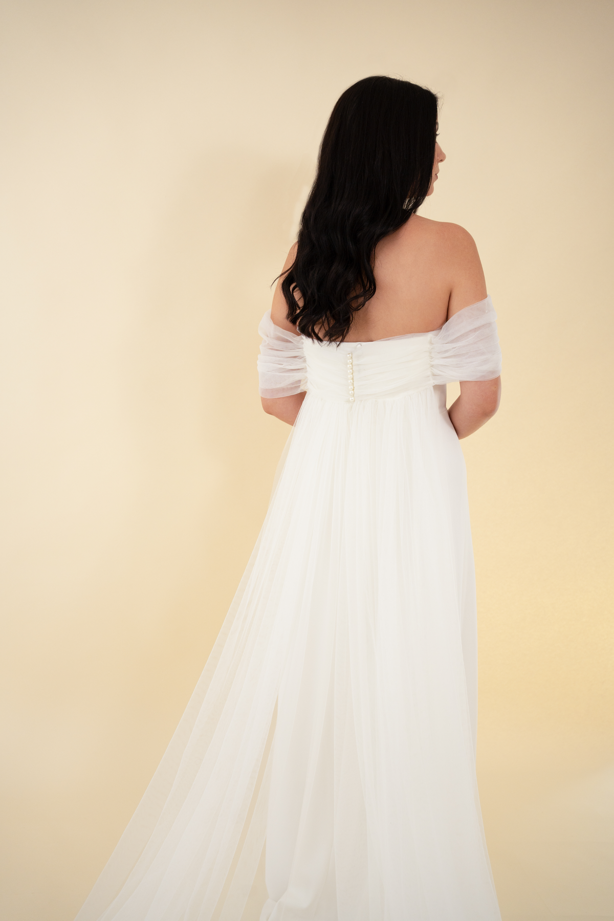 AMENA Elia bridal cape - view 6 of 9
