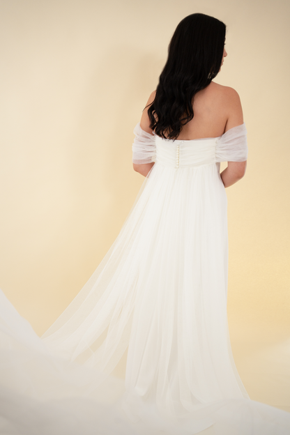 AMENA Elia bridal cape - view 7 of 9