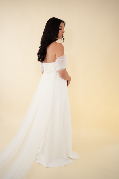 AMENA Elia bridal cape - view 8 of 9