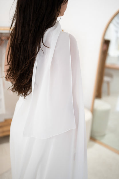AIRIS | ONE SHOULDER W/ SCARF