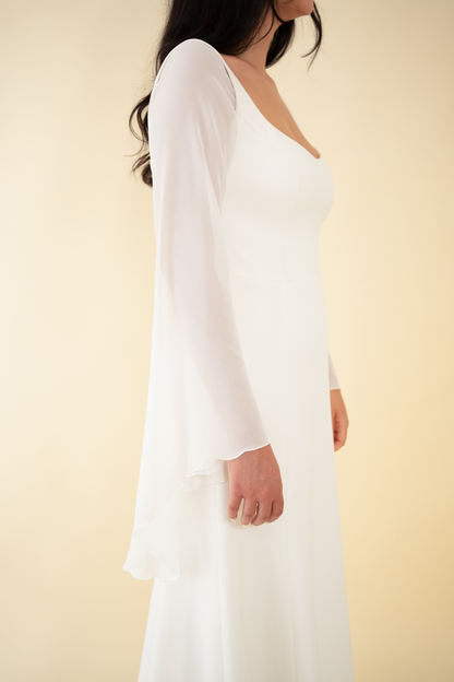 AMENA Bell detachable bridal sleeve - view 2 of 9