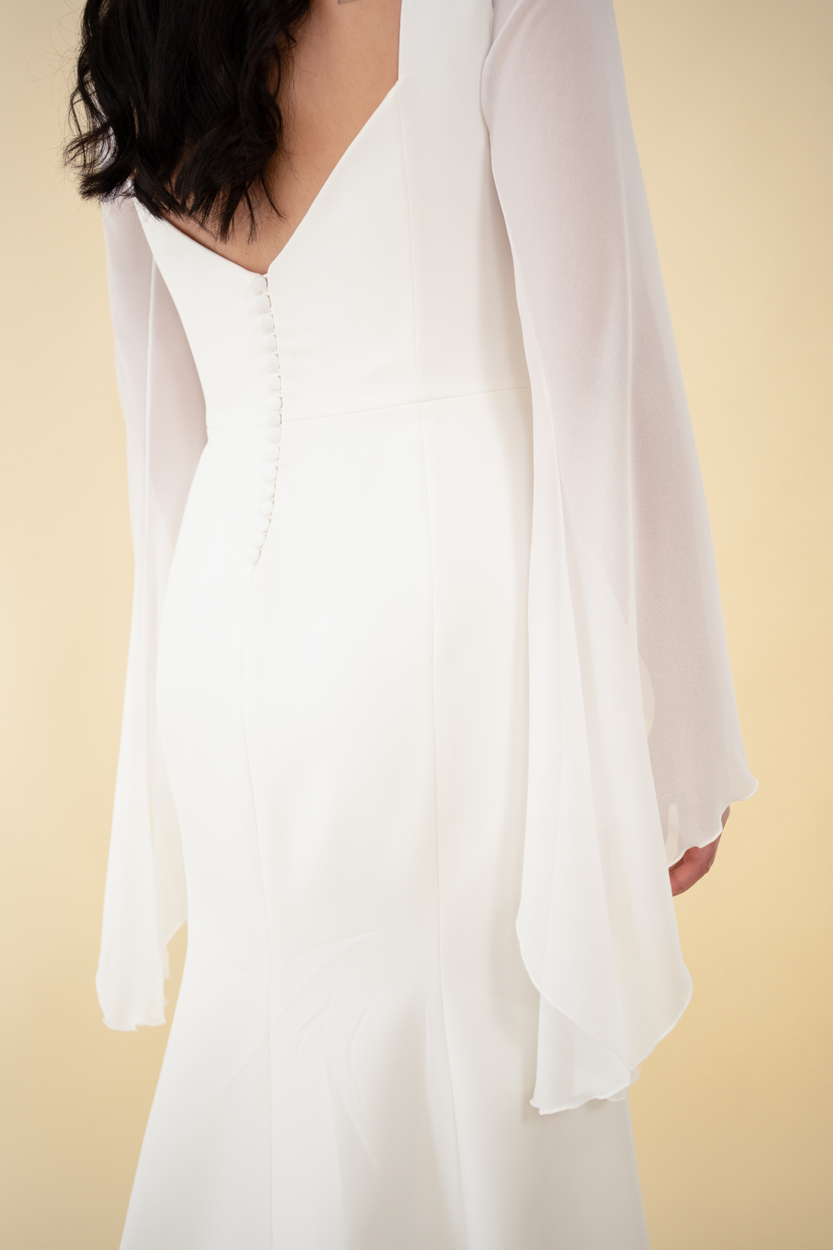 AMENA Bell detachable bridal sleeve - view 7 of 9