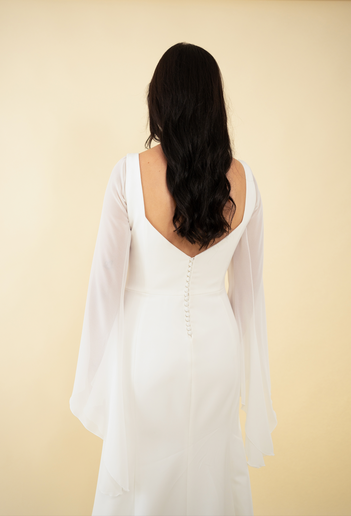 AMENA Bell detachable bridal sleeve - view 9 of 9